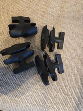 4 pcs RAM-201U-B RAM Double Socket Arm - C Size 1.5'' Ball Short...