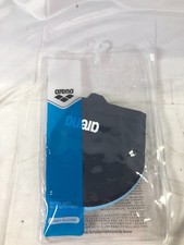 Arena Swim Cap 2-Way Silicone Smooth Soft Comfortable Navy/Lightblue 23.5cm 