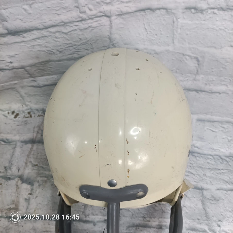 Casco de fútbol americano vintage Wilson F2255 mediano EV Dick Butkus aprobado hecho en EE. UU. Foto 4 de 4