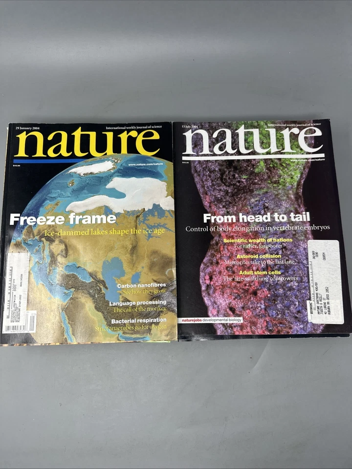Lot of 26 Nature Magazines Year 2004 International Weekly Journal of Science - Image 2 of 4