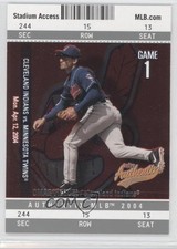 2004 Fleer Authentix Omar Vizquel #98 0q3