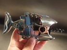 Antique Vintage Style Fish Shaped Wine Bottle Corkscrew Opener — photo 1