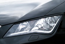 Bi Ingo Noak Scheinwerferblenden Böser Blick aus ABS für Seat Leon 3, 5F ST