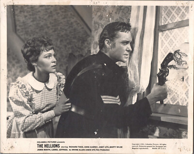ORIGINAL VINTAGE KINO STILL FOTO FILM THE HELLIONS ANNE AUBREY RICHARD TODD