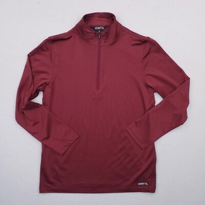 Kerrits Shirt Youth Extra Large Burgundy Ice Fil Lite Riding Pullover Kids Horse