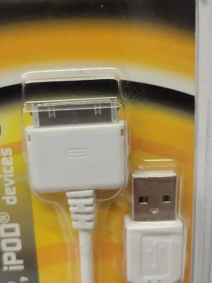 NEW Duracell DU6107 iPad/iPhone/iPod 30-Pin USB Sync and Charge Cable (DU6107) - Image 3 of 4