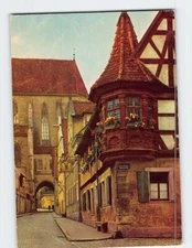 Postcard Bay Window Feuerleinserker Rothenburg ob der Tauber Bavaria Germany