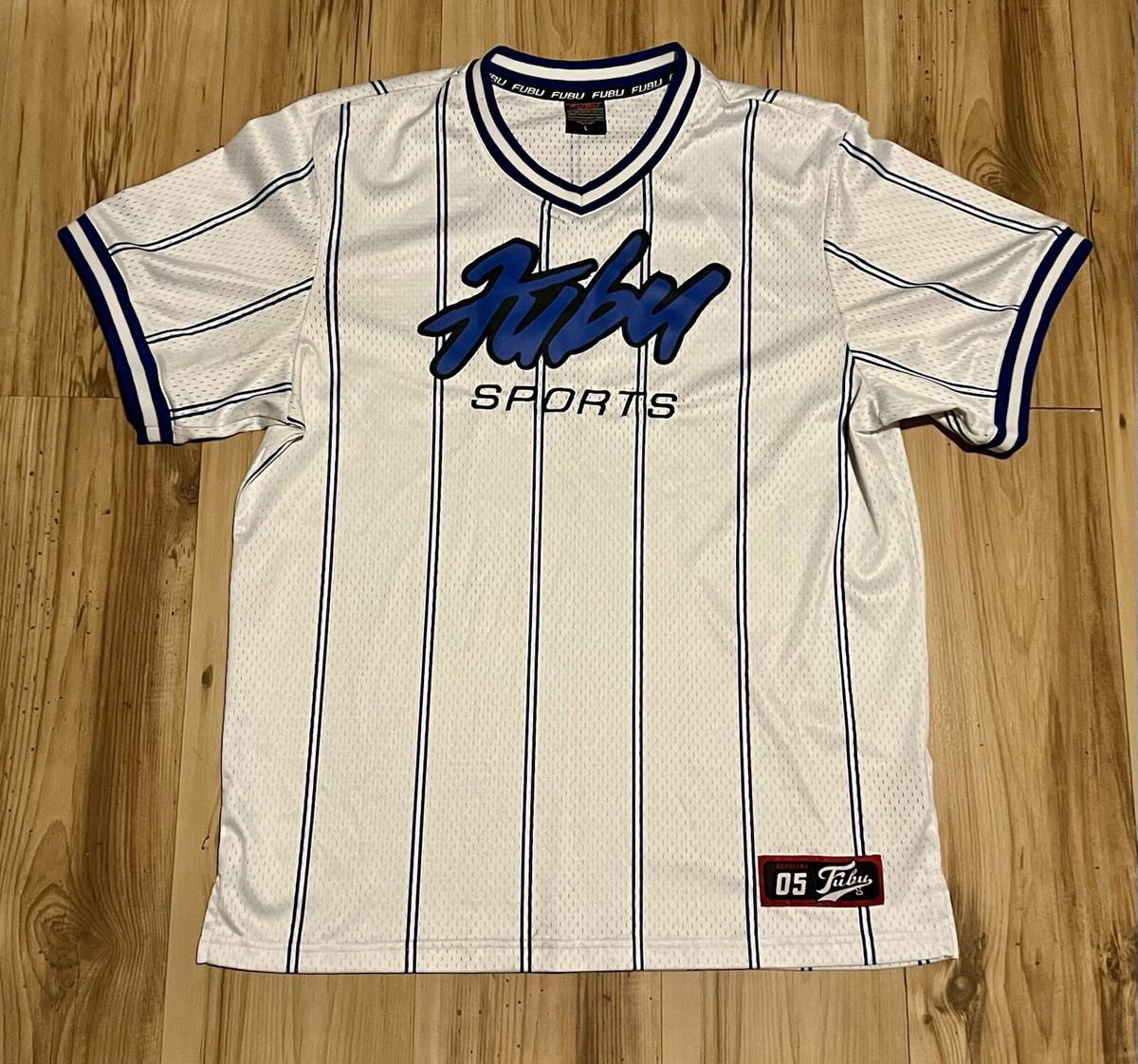 Vintage Y2K FUBU #05 Sport Classic Edition Mesh Jersey Shirt Mens