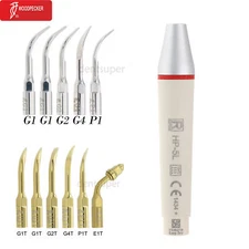 Dental Ultrasonic Scaler LED Handpiece PIEZON LED Woodpecker Piezo Tips Fit EMS