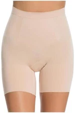 SPANX Women's OnCore Mid-Thigh Short Shapewear Soft Nude