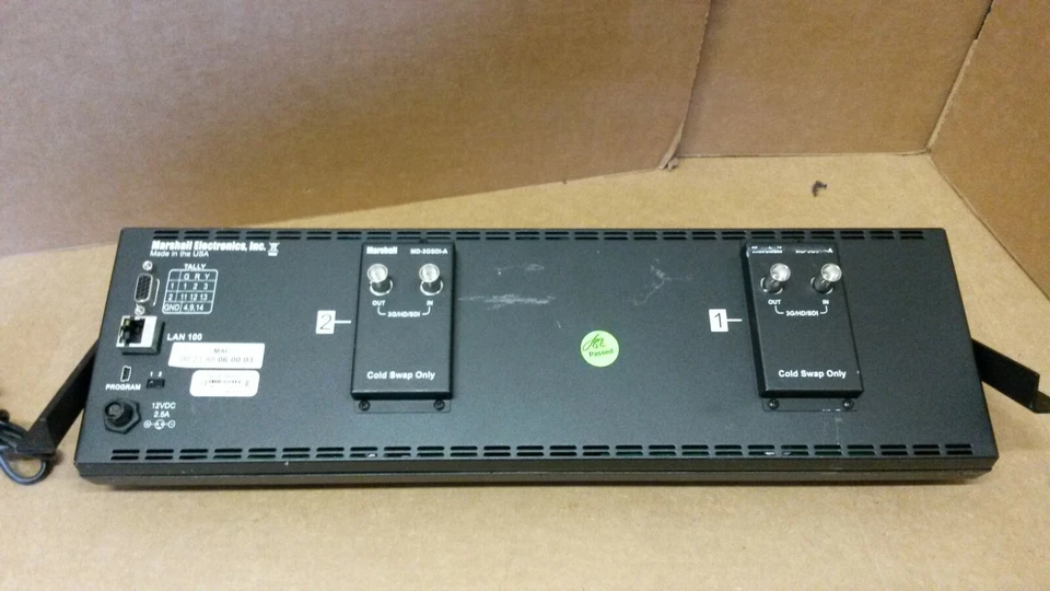 Marshall Electronics V-MD72 Dual High Resolution LCD V-MD72-3GSDI 7"inc - Image 4 of 4