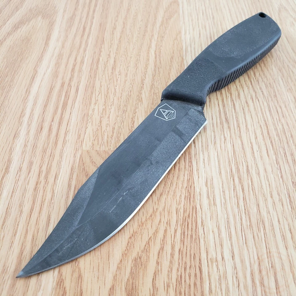 Ontario Spec Plus Alpha Fixed Knife 5" 1075 Carbon Steel Blade Rubber Handle - Image 3 of 4