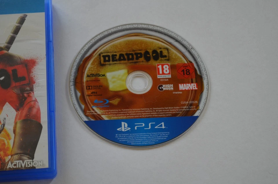 Jeu DEADPOOL Sony  PS4  Playstation 4  PAL  FR  Rare  VOIR photos - Photo 3/4