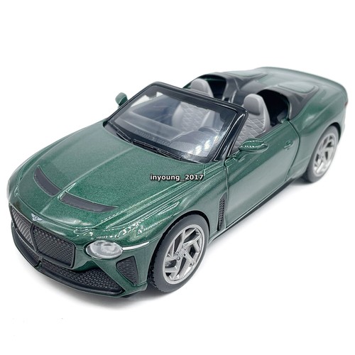 1:32 Bentley Mulliner Bacalar Model Car Diecast Toy Cars Toys for Boys Green - Picture 3 of 11