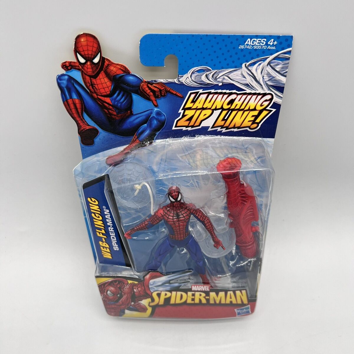 Spider-Man Action Figure Web Flinging SpiderMan Launching Spider-Man Action Figure Web Flinging SpiderMan Launching
