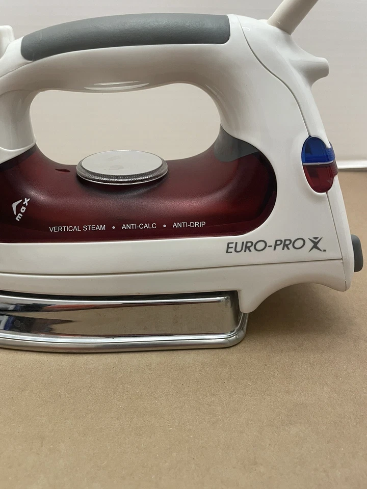 Plancha de vapor eléctrica Euro Pro X G1485XH de 1700 vatios para ropa profesional Foto 2 de 4