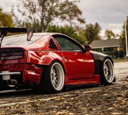 KBD Body Kits Polyurethane Louvered Window Scoops Louvers For 300ZX 2+2 90-96 - Foto 1 di 9