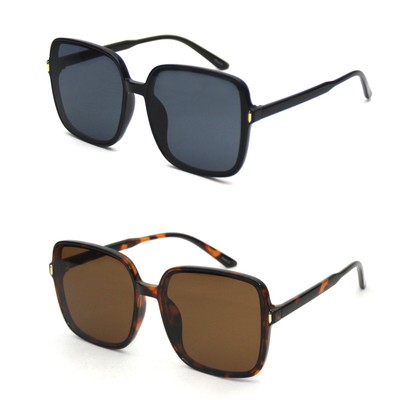 2-Pack Polarized Sunglasses for Women, Trendy Square Retro UV Protection FIMILU 2pack Polarized Sunglasses for Women, Trendy Maldives  main image 2