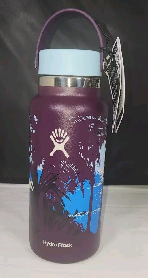 32ox hydro flask with straw lid Hydro Flask 32OZ Wide Mouth Bottle with Flex Straw main image 0