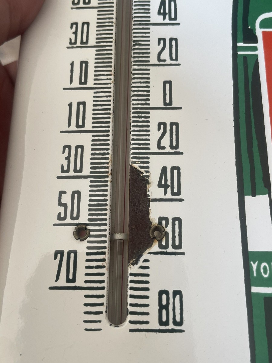 Vintage 7 Up Porcelain Thermometer Advertising 7 Up | eBay