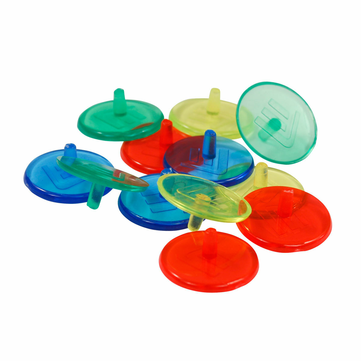 MASTERS NEON GOLF BALL MARKERS. BRAND NEW PACK OF 12.