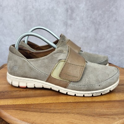 Born Shoes Womens 9.5 Gray Suede Morganite Slip On Loafers Shoes Sneakers |  eBay