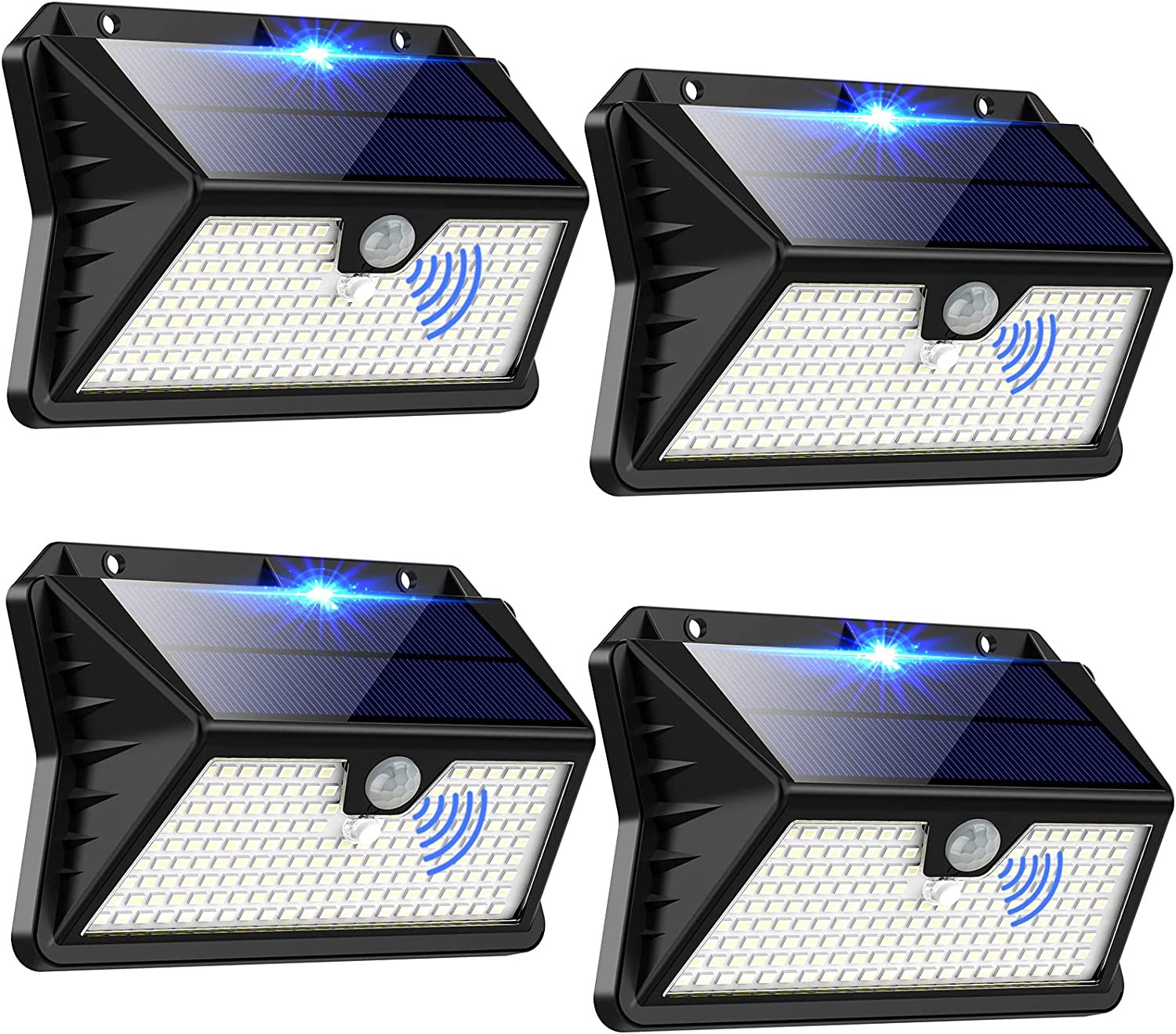 4 Faretti LED Solari 185 LED: Taglia la Bolletta con l'Energia Solare