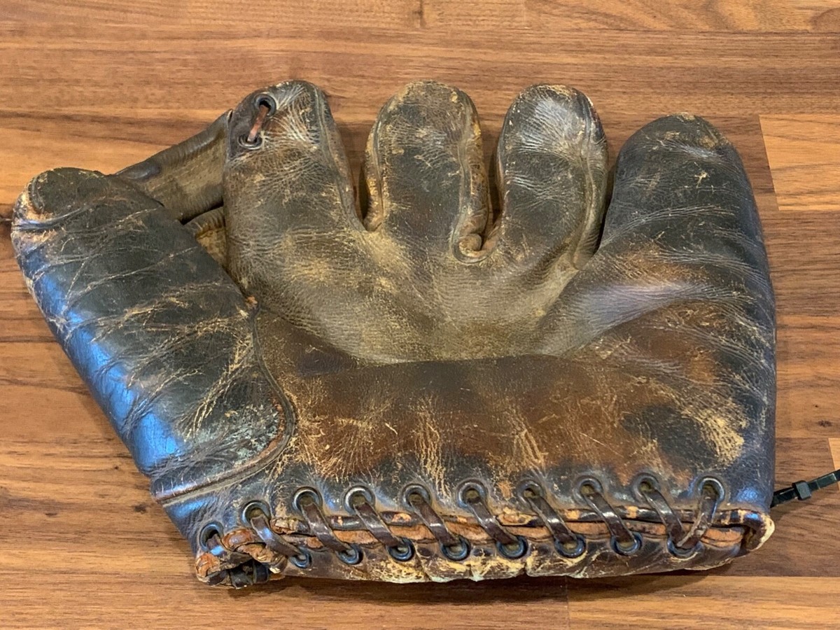 VTG 1920s BILL DOAK Rawlings 5BD Split Finger IMP Model Baseball