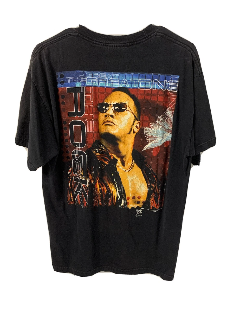 the rock wwf vintage shirts