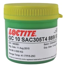 Loctite 1993881 GC 10 SAC305T4 885V 52U HENKEL SOLDER PASTE GAME CHANGER 500G