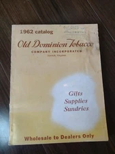 Vtg 1962 Old Dominion Tobacco Catalog Gifts Supplies Sundries Dealers Only Ads