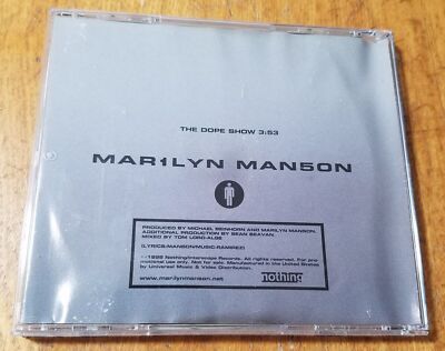 Marilyn Manson The Dope Show RARE PROMO CD Single 