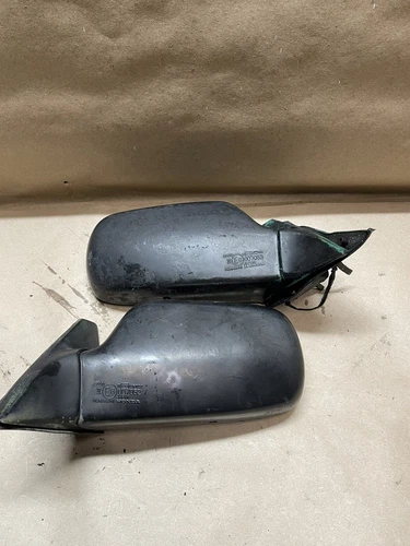 1988-1991 Honda Civic EF Hatch Side View Mirrors OEM Genuine Manual Adjust RH LH
