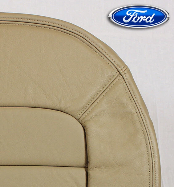2005 Ford Explorer Limited-Driver Side Bottom Replacement Leather Seat Cover Tan - image 4 of 4