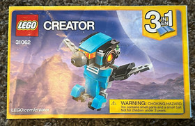 Lego Creator Robot Explorer #31062 Set of 3 Instruction Manual Booklets ONLY