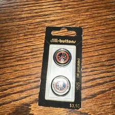 New VTG Dill Buttons 24K Gold Plated #1525 20MM 3/4” Made In Germany