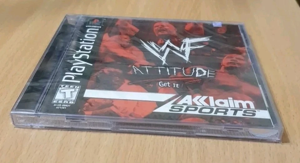 WWF Attitude, NTSC-U/C, PS1, BRAND NEW OFFICIAL SEALED!!! RARE - Image 3 of 4