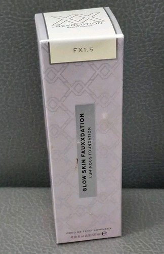 XX Revolution Makeup Glow Skin Fauxxdation Luminous Foundation Fx1.5
