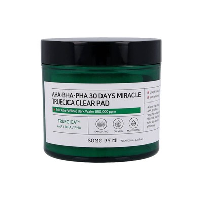 SOME BY MI AHA BHA PHA 30 Tage Miracle Truecica Clear Pad 70 Stück - Säurepads