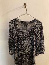 B. Smart Women’s Abstract Geometric Long-Sleeve Sweater Dress, L, Made In China