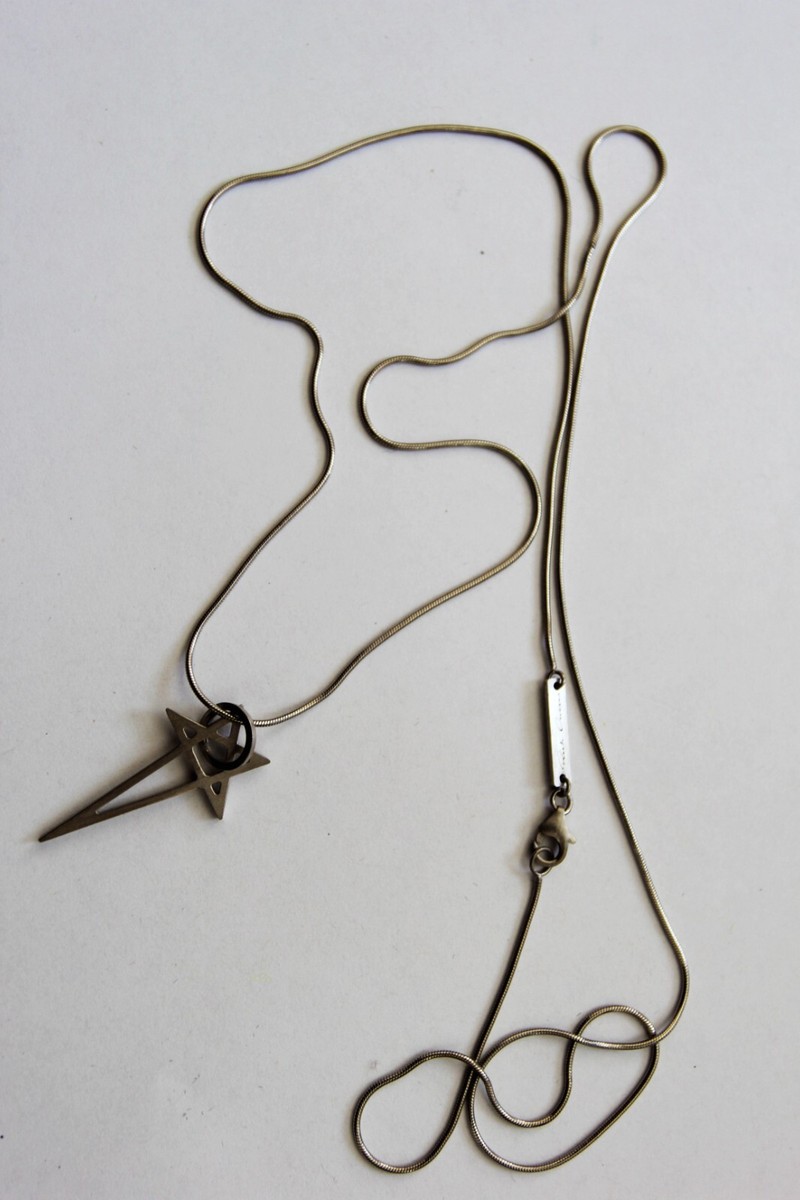 アクセサリー Rick Owens 24SS PENTAGRAM CHARM NECKLACE Rick Owens Pentagram Charm – Antidote Fashion and Lifestyle