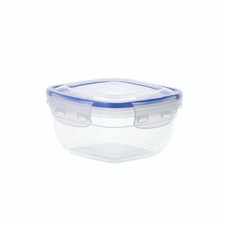 Large Plastic Food Storage Container with airtight Lid, Leakproof BPA Free