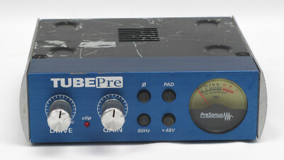 PreSonus TubePre Preamp for Recording - XLR/1/8 TRS Input - 1/8