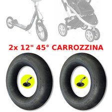 2x 12" 45° CAMERA D'ARIA CARROZZINA PASSEGGINO MONOPATTINO BICI BIMBO BAMBINA