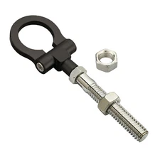  Black Tow Hook Fits for Jeep Renegade 15-21, Mazda 3 04-09, Ram ProMaster 14-18