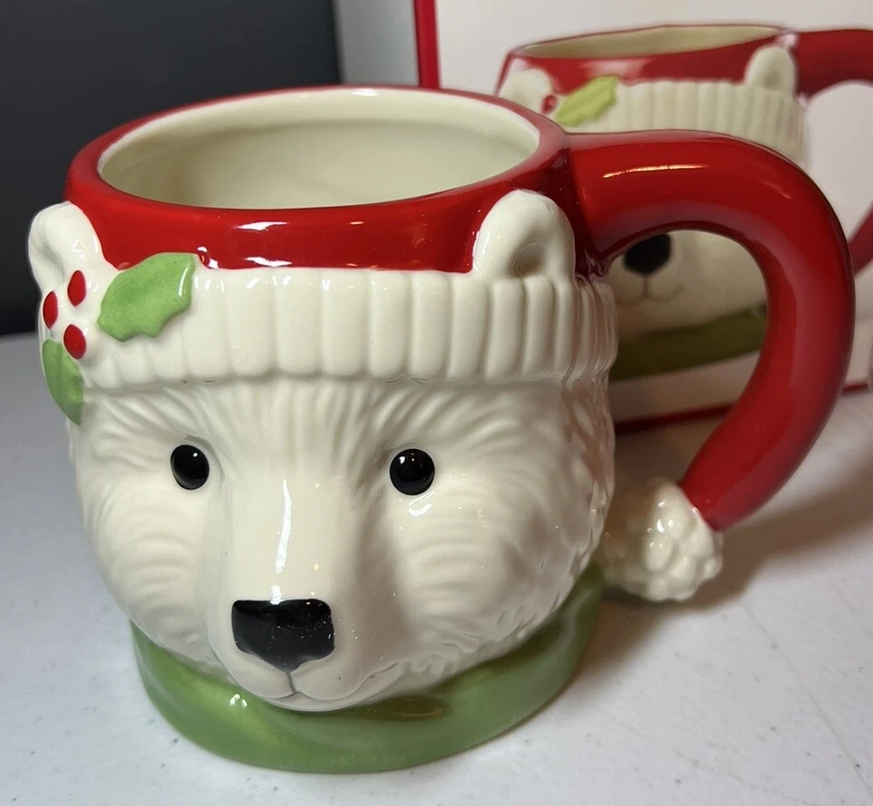Lenox Hosting the Holidays Polar Bear Ceramic Mug for Festive Cheer  