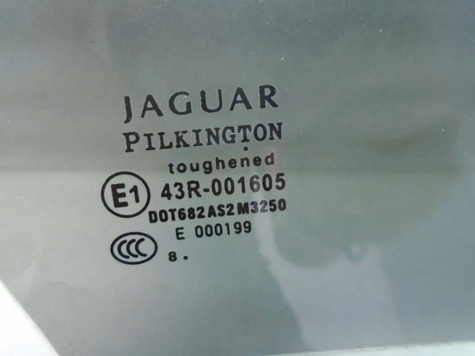 DK80786 2009-2011 JAGUAR XF CRISTAL VENTANA LATERAL PASAJERO DELANTERO DERECHO OEM Foto 3 de 4
