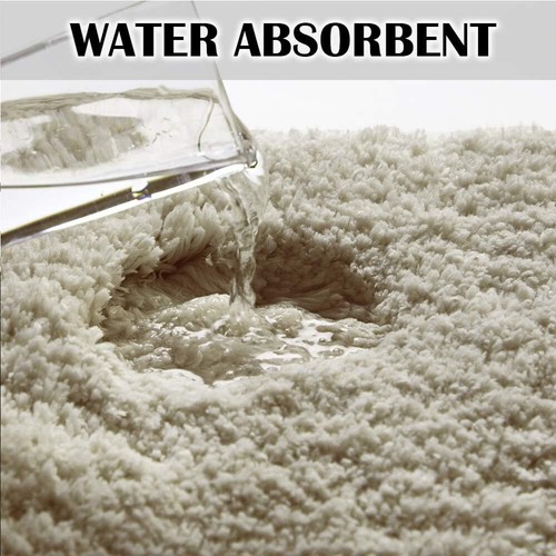Non Slip Bath Mat (16 x 24, Blue) - Water Absorbent Soft Microfiber Rug, Machine - Picture 115 of 194