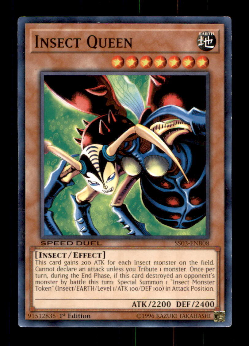 insect queen yugioh card YU-GI-OH! - SBC1-END01 - Common Type monster on the field MTGNexus - Insect Queen