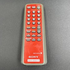 Sony OEM RMT-CE75A Gray With Red Inlay Remote Control